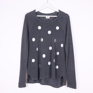 Sundry Polka Dot Pullover Sweater